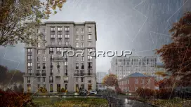 ID Московский-1. Фасад фронтальная