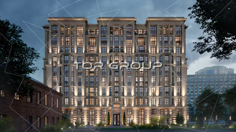 ID Московский-1. Фасад фронтальная