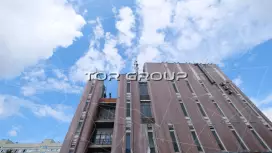 Композиторов 27-1. Фасад фронтальная