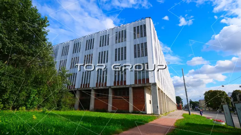 Обуховской Обороны 38-2. Фасад с угла