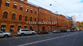 Сенатор на Большой Пушкарской 22-2. Фасад с угла