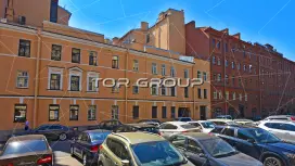 Смольный пр.9-2. Фасад с угла