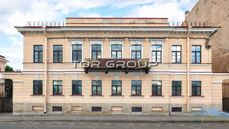 Синопская  70-1. Фасад фронтальная