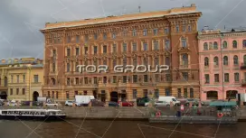Набережная реки Фонтанки 64-1. Фасад фронтальная