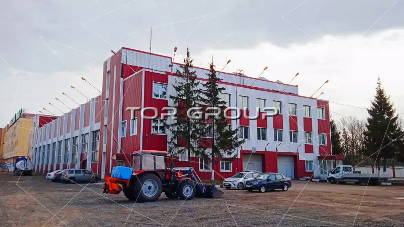 Имущественный комплекс на Обводном кан., 24 к3-2. Фасад с угла