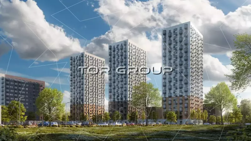 Орловский парк-2. Фасад с угла