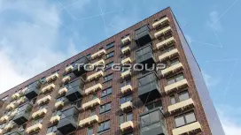 Кантемировская 11-2. Фасад с угла