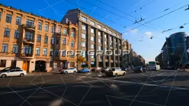 Добролюбов-2. Фасад с угла