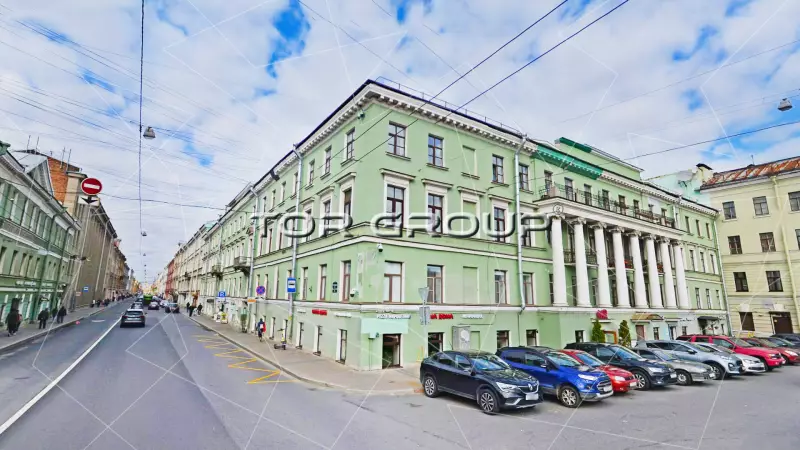 Гороховая 50-2. Фасад с угла
