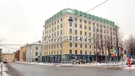 Подъездной пер 12-2. Фасад с угла