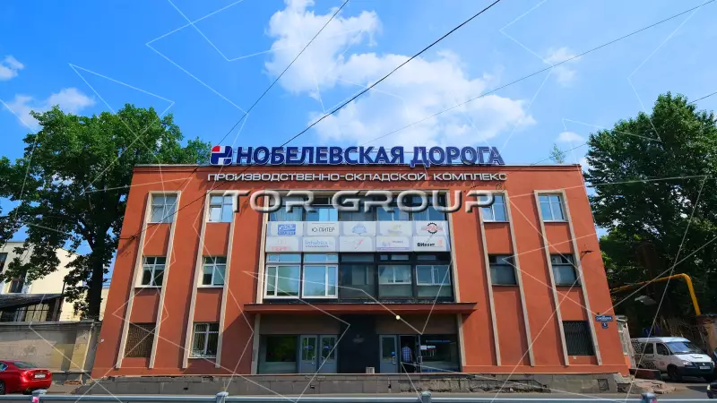Нобелевская дорога-1. Фасад фронтальная
