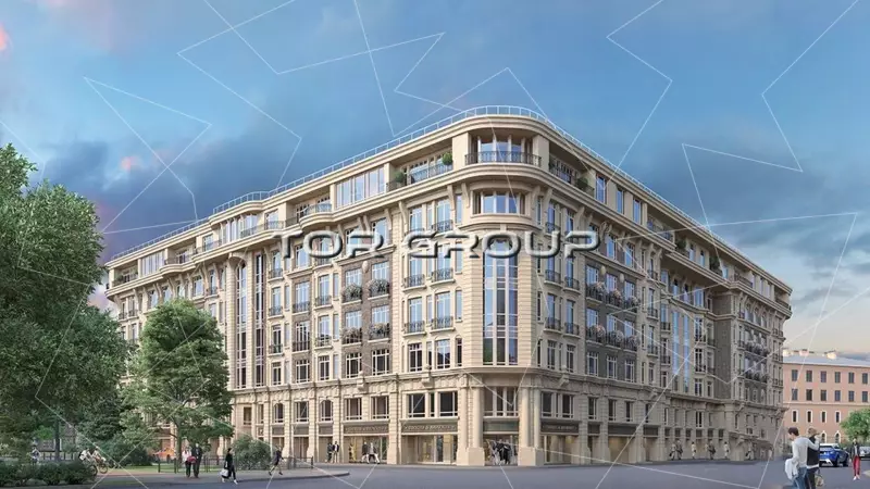 Victory Plaza-2. Фасад с угла