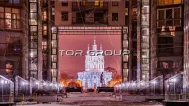 Шпалерная 60-1. Фасад фронтальная
