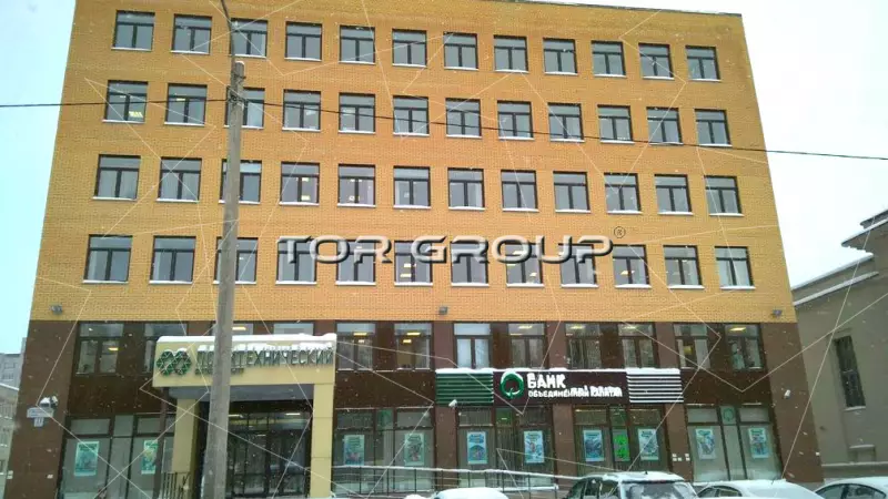 Политехнический-1. Фасад фронтальная