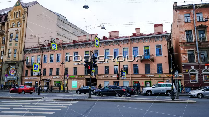 Владимирский 17-1. Фасад фронтальная