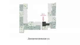 Торговое помещение 68,9 кв м-999. План поэтажный