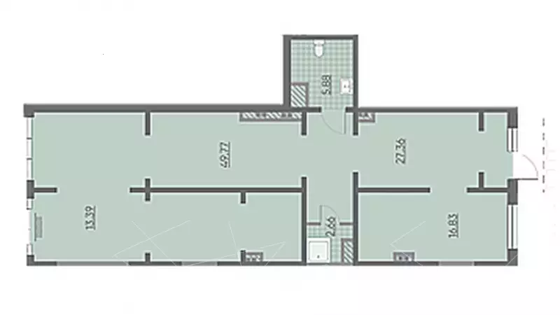 Торговое 116 метров-99. План объекта
