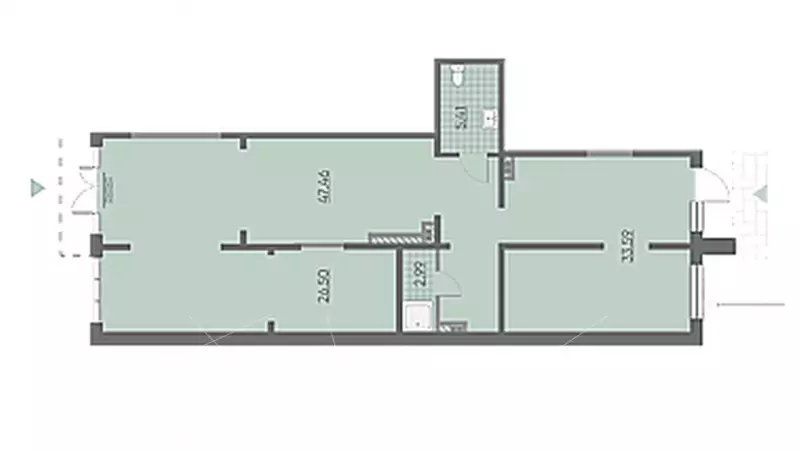 Торговое 116 метров-99. План объекта