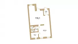 Торговое 118,1 метра-99. План объекта