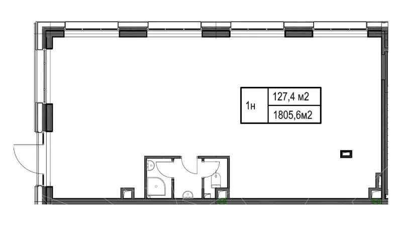 Торговое 127,4 метра-99. План объекта
