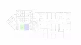 Аренда офиса 108 кв.метров, 4 этаж-999. План поэтажный