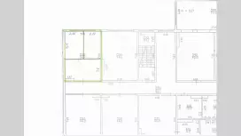 Аренда офиса 44.4 кв.метров, 5 этаж-99. План объекта