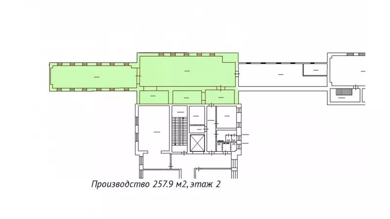 Швейное производство, мастерская, склад, 260 м2-99. План объекта