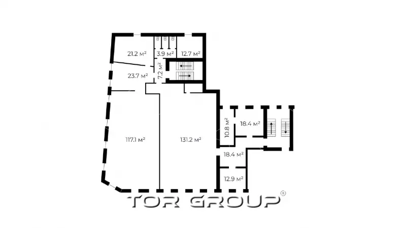Продажа офиса 386,2 метра-99. План объекта