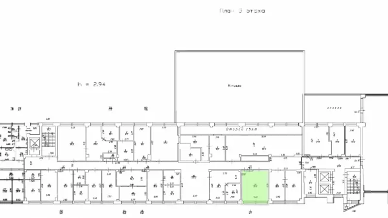 Офис 34 метра-99. План объекта