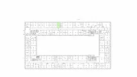 Аренда офиса 20.9 кв.метров в БЦ &laquo;Оптима&raquo;, 4 этаж-99. План объекта