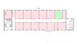 Аренда офиса 39 кв.метров, 4 этаж-99. План объекта