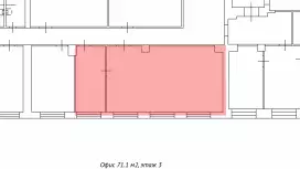 Аренда склада 70.7 кв.метров, 2 этаж-