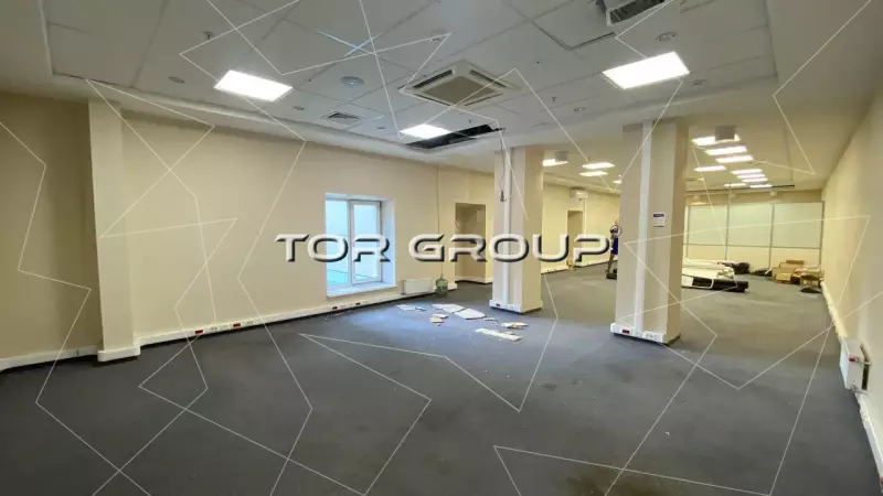 Офис 120 м&sup2; open space с ремонтом у метро Лесная-98. Фото объекта