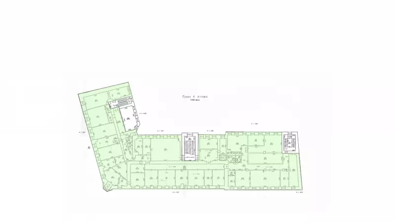 Аренда офиса 1050 кв.метров-99. План объекта