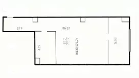 Сдам офис 75.7 м2-99. План объекта