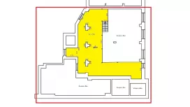 Аренда офиса 464,6 кв.метров, 1 этаж-99. План объекта