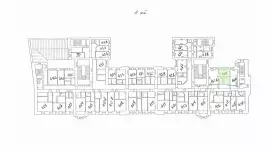 Аренда офиса 26.1 кв.метров, 4 этаж-99. План объекта