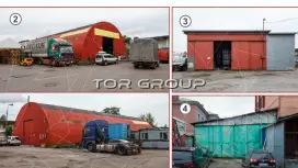 Офисно-производственный комплекс  в 3 км от метро-2. Фасад с угла