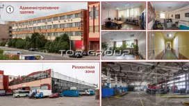 Офисно-производственный комплекс  в 3 км от метро-2. Фасад с угла