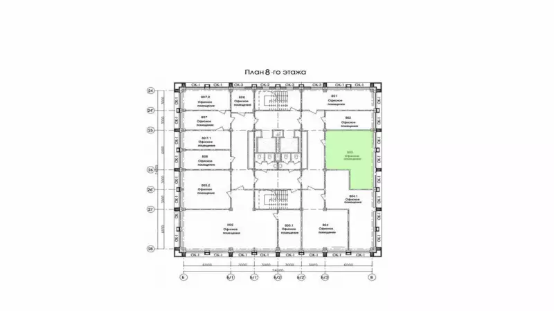 Офис 45 м&sup2; от собственника &mdash; без комиссий!-99. План объекта