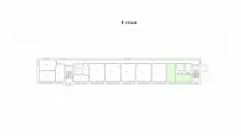 Аренда офиса 42,4 метра-99. План объекта