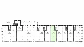 Продажа офиса 195 кв.м в БЦ &laquo;Boiler house&raquo;, 1 этаж-99. План объекта