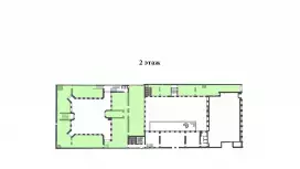 Аренда офиса 1118,4 кв.метров, 2 этаж-99. План объекта