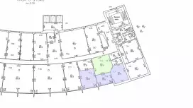 Офис 124 м2, 4 кабинета, большие окна-99. План объекта