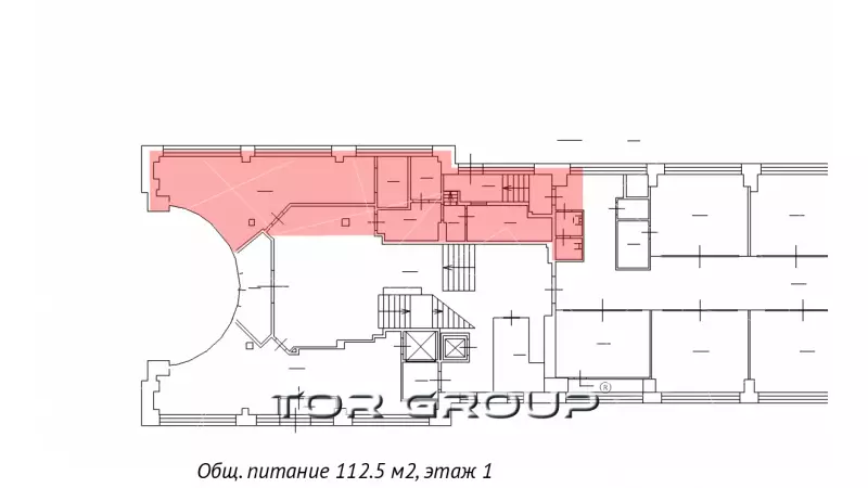 Торговое помещение минуте от метро-99. План объекта