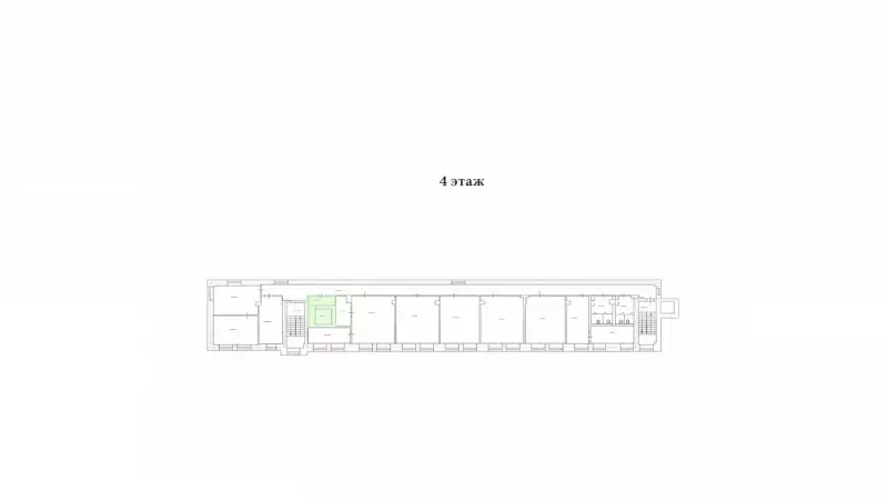 Аренда склада 15.4 кв.метров, 4 этаж-99. План объекта
