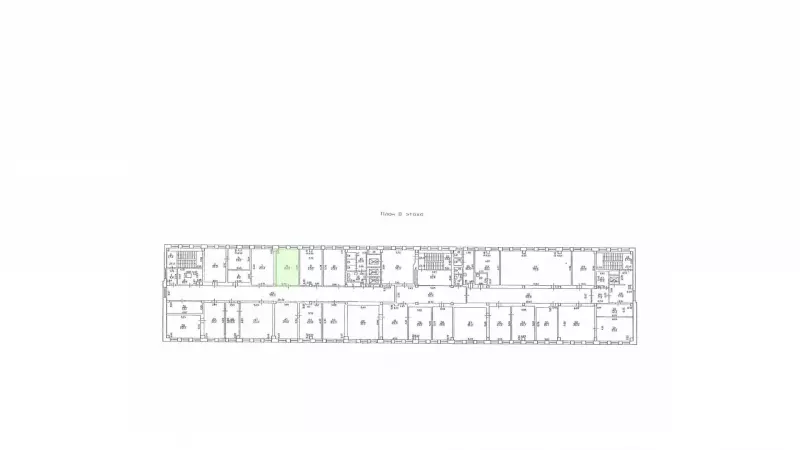 Аренда офиса 24 кв.метров, 8 этаж-99. План объекта