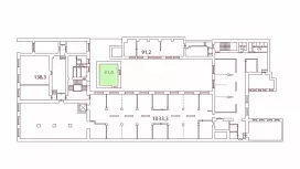 Аренда офиса 31.4 кв.метров, 2 этаж-99. План объекта