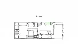 Аренда офиса 51 кв.метров, 1 этаж-99. План объекта