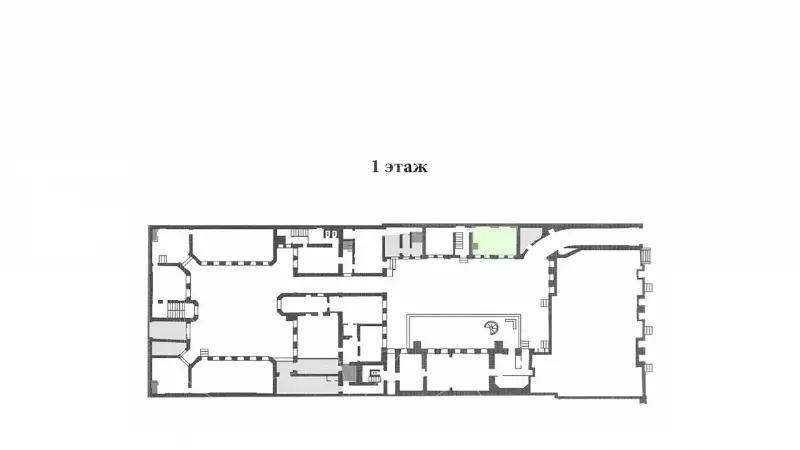 Аренда офиса 51 кв.метров, 1 этаж-99. План объекта